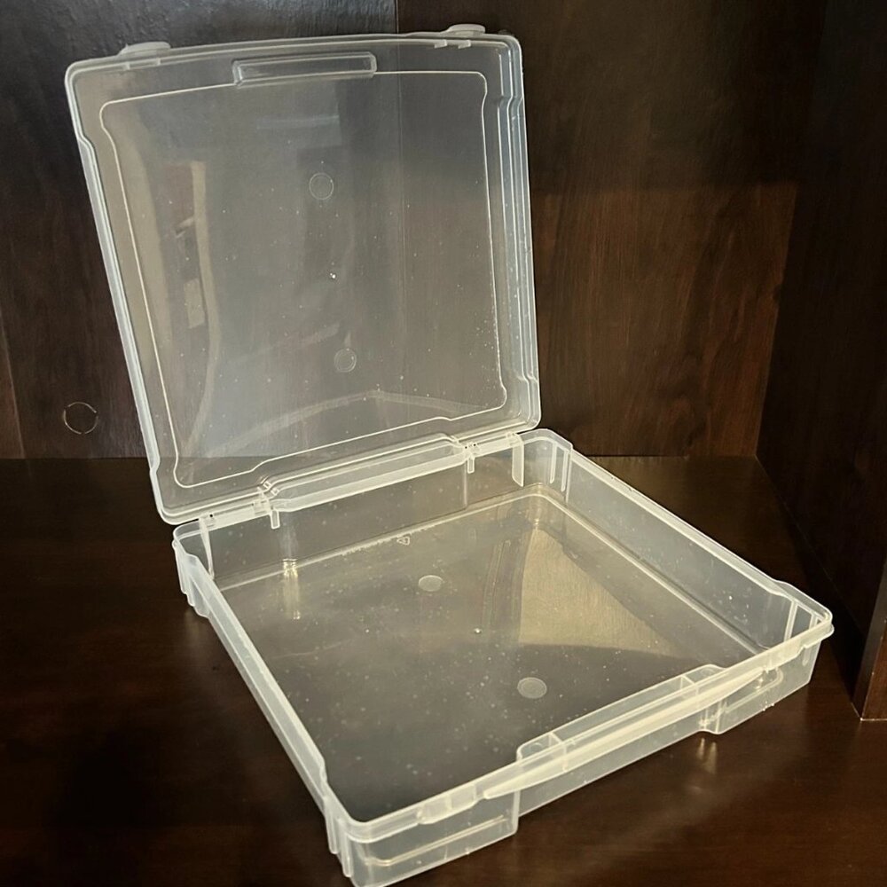 12" x 12" Clear Storage Case – New